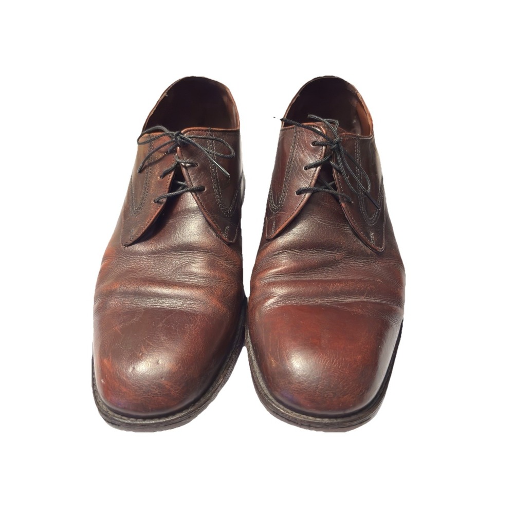Freeman Free Flex Lace Up Dress Shoes Size 10 E Leather